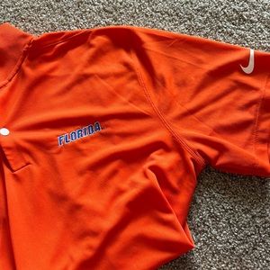 Orange Florida gator men’s golf polo